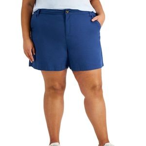 Style & Co. Plus Size Flutter Shorts, 18W
